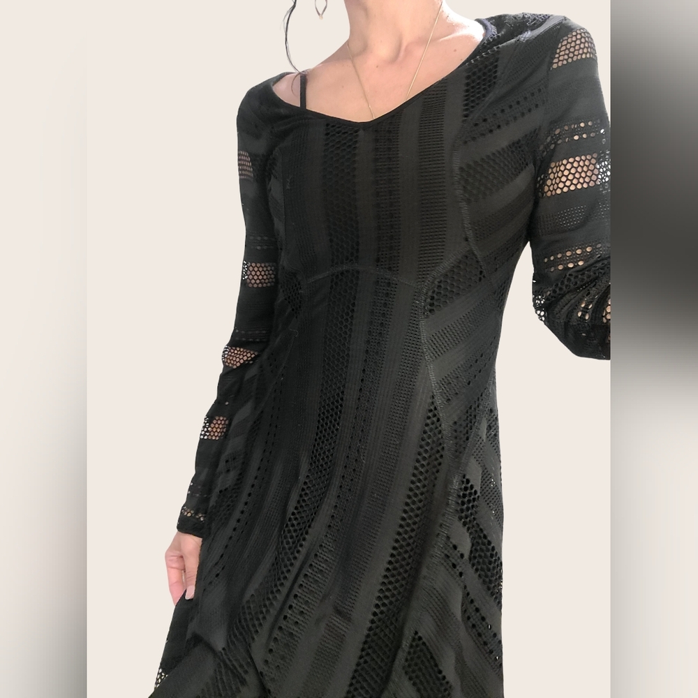 NWOT Black Lace Dress - Picture 4 of 8